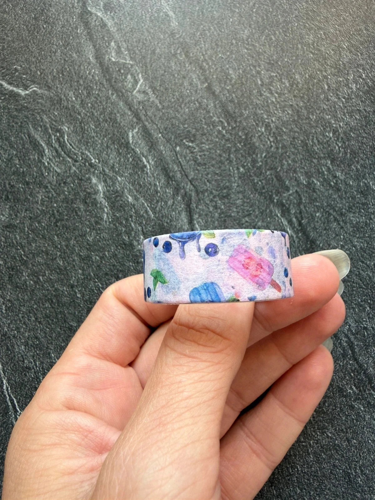 Bonito laço de washi com tema de sorvete para scrapbooking – photo 2
